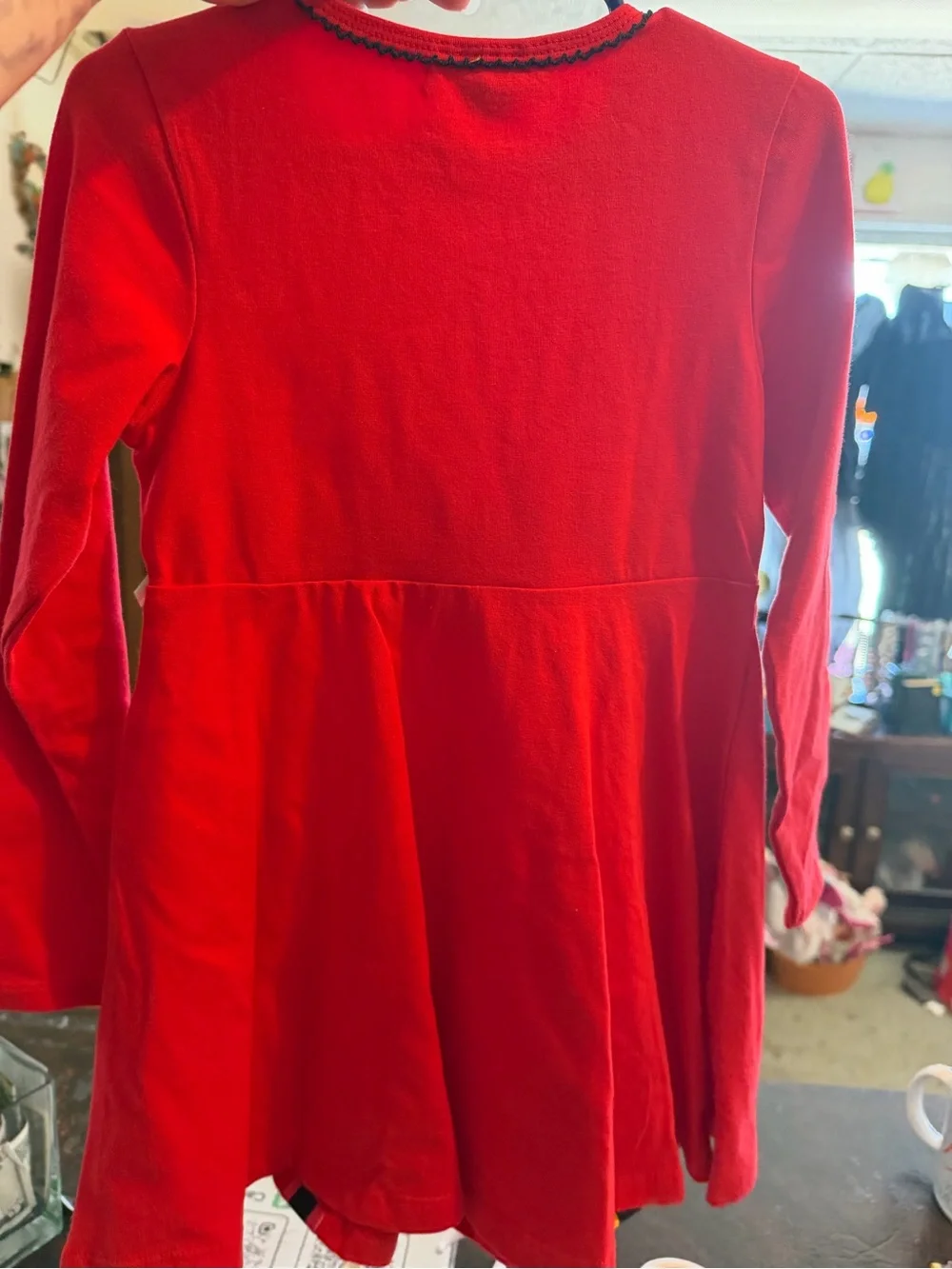 NWT Bonnie Jean Girls Size 5 Red Crayon Back to School Dress